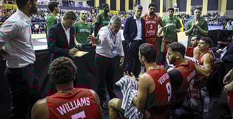 Palestra do selecionador Mário Gomes.