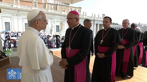 Vaticano: Rui Valério cumprimenta Leão XIV