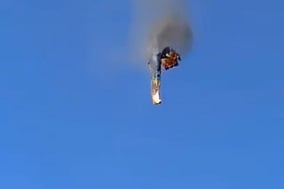 Balão de ar quente incendeia-se e cai no Brasil. Há oito mortos confirmados