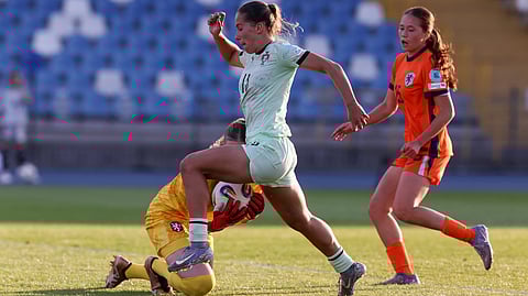 Golos foram de Marta Gago e Dária Kaminskaç