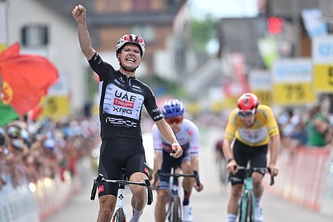 João Almeida venceu três provas de uma semana de World Tour.