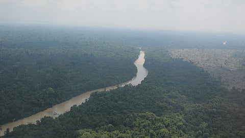 Imagem do Ministério Público Federal brasileiro tirada aquando da intervenção na Aldeia Raio de Sol, no sudeste do Pará, para proteger os direitos indígenas e garantir a retirada de invasores das suas terras