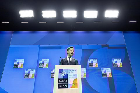 O secretário-geral da NATO, Mark Rutte, fez uma antecipação da cimeira que começa esta terça-feira.