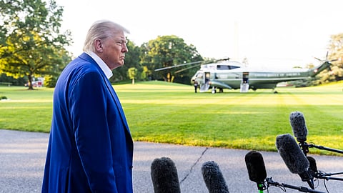 Trump justificou o veto alegando que os meios em causa divulgam "ficção e mentiras" sobre o Governo