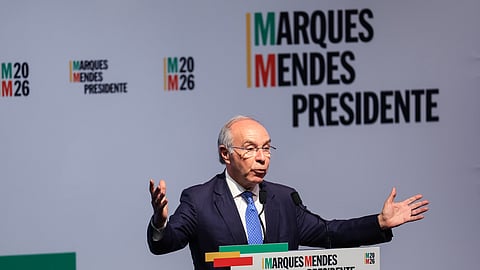 Marques Mendes, candidato à Presidência da República. 
