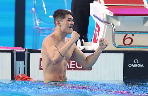 Diogo Ribeiro se sagrou na sexta-feira campeão europeu sub-23 dos 50 metros livres.