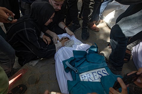 Mais um jornalista morto na Faixa de Gaza.