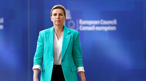 A primeira-ministra da Dinamarca, Mette Frederiksen.