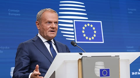 O primeiro-ministro da Polónia, Donald Tusk.
