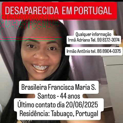 Francisca fez uma chamada de vídeo com a mãe às 13h, hora de Brasília no dia 20 de junho.