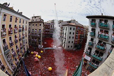 FOTOGALERIA. Está dado o pontapé de saída para as festas de San Fermin 