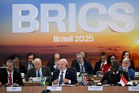 Abertura da Sessão plenária “Meio Ambiente, COP30 e Saúde Global”, durante a Cúpula de Líderes do BRICS no Museu de Arte Moderna (MAM), no Rio de Janeiro.
