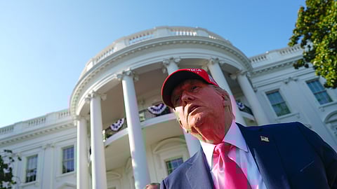 Donald Trump em celebração do Dia da Independência nos Estados Unidos, assinalado na última sexta-feira (4 de julho).