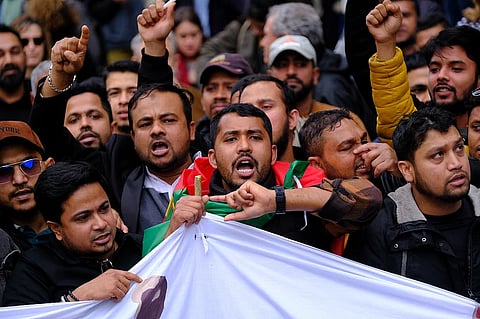 Imigrantes organizaram manifestação "Não nos encostem a parede" pouco menos de um mês após operação. 