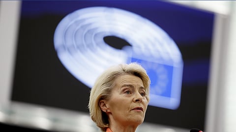 Ursula von der Leyen, presidente da Comissão Europeia.