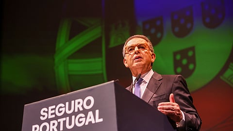 Seguro na apresentação da sua candidatura presidencial.