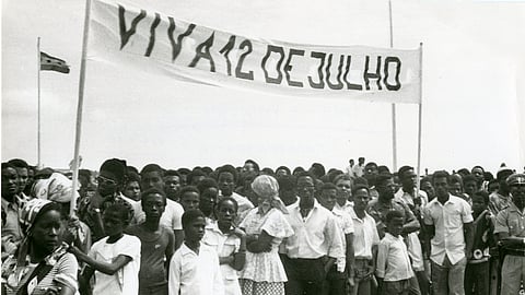 A festa da independência em São Tomé e Príncipe.