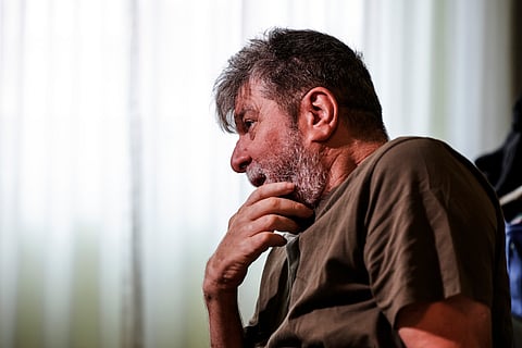 Marcelo Rubens Paiva fotografado em Lisboa. Julho 2025