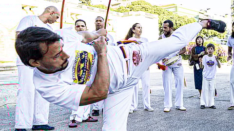 Capoeira. O ritmo na Alameda