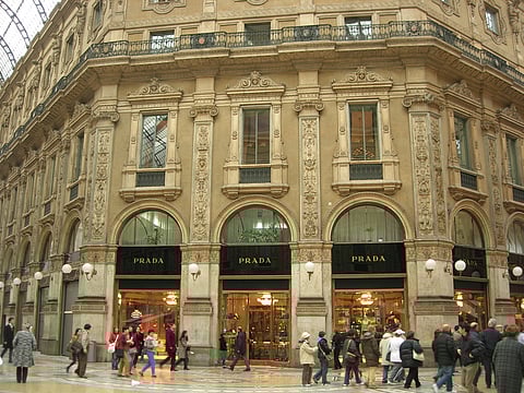 Prada em Milão.