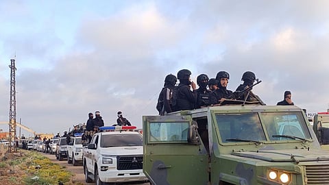 Reforço de segurança em Sueida.