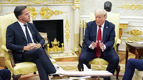 Trump mudou de tom perante os europeus: agora elogiou o seu ”espírito” e disse que “ter uma Europa muito forte é positivo”.