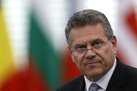 Maroš Šefčovič, comissário europeu do Comércio.