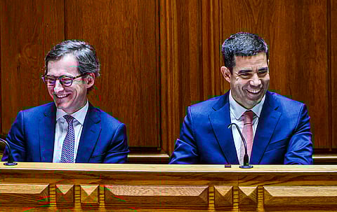 Rui Armindo Freitas e António Leitão Amaro, os homens que comandam a política de imigração atual em Portugal.