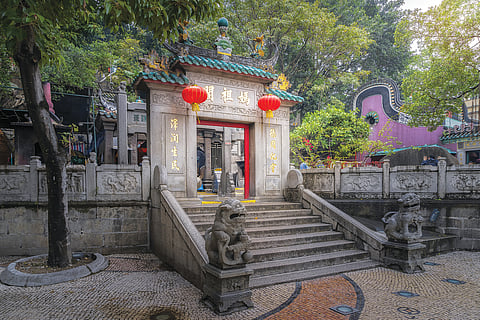 Templo de A-Má, o mais antigo ainda existente em Macau.