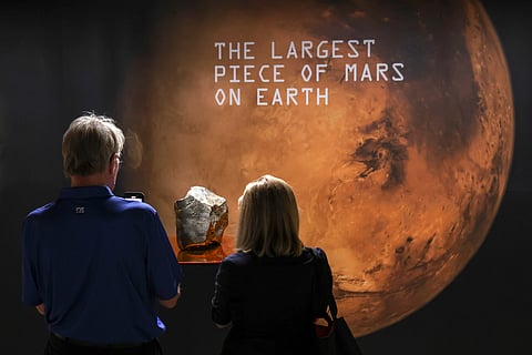 O meteorito é 70% maior do que o segundo maior pedaço de Marte na Terra e representa 7% de todo o material marciano atualmente conhecido no nosso planeta.