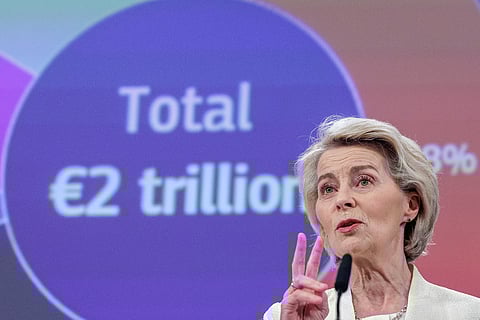 Ursula von der Leyen, presidente da Comissão Europeia. Bruxelas, 16 de julho de 2025.