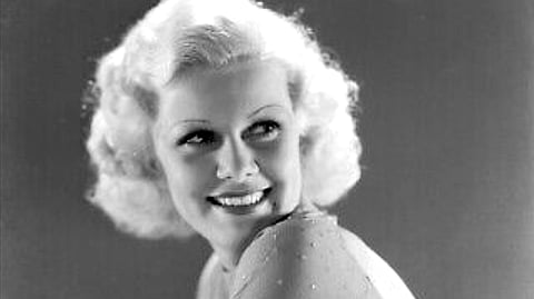 Jean Harlow em Bombshell: memórias de Hollywood, 1933.
