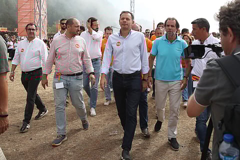 Primeiro-ministro está na festa do PSD no Funchal.