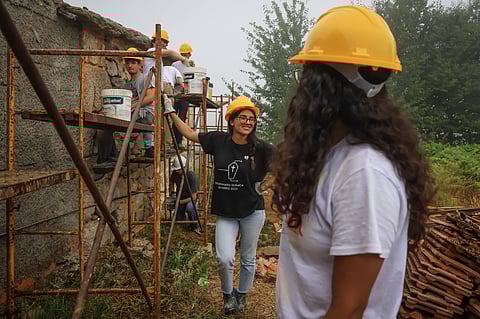Ao todo são seis rapazes e duas raparigas, a maioria do curso de Engenharia Civil da UA.