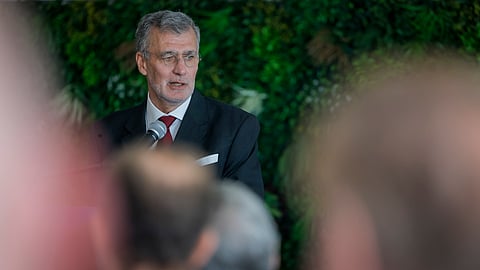 O almirante Gouveia e Melo foi o primeiro convidado das Estoril Talks.