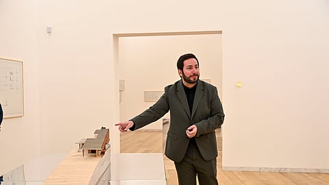 António Choupina, diretor do departamento de Arquitetura da Fundação de Serralves, e curador da exposição 'Aalto', com 31 projetos do ateliê finlandês. 