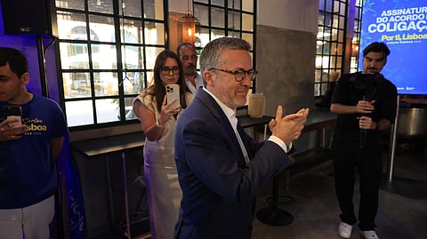 Carlos Moedas foi apresentado como “presidente e futuro presidente da Câmara de Lisboa”.