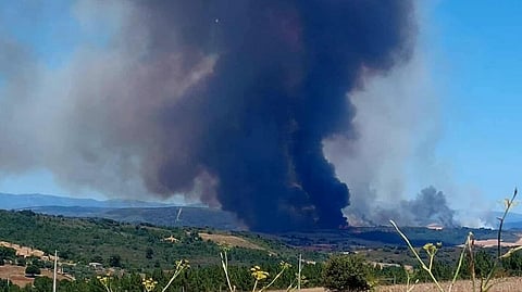 Incêndio mobiliza 160 operacionais e nove aeronaves em Bragança