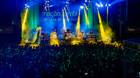 Banda fez o show que finalizou a noite no Castelo de Sines.