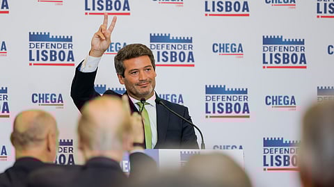 Líder do Chega falou sobre o assunto à margem da apresentação da candidatura do partido à Câmara Municipal de Lisboa.