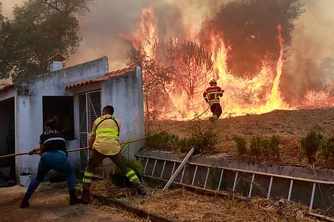 Incêndio em Penamacor foi um dos mais ativos ao longo do dia.