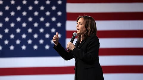 Kamala Harris em 2019, quando era senadora da Califórnia.