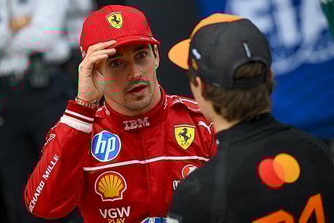Leclerc larga na primeira posição no GP da Hungria.