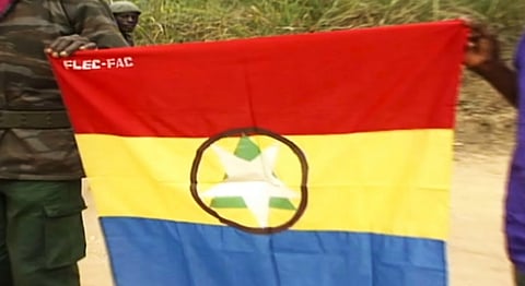 Bandeira da Frente de Libertação do Estado de Cabinda