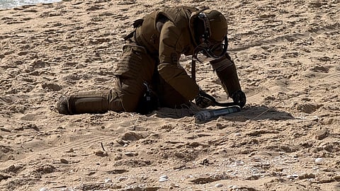 Engenho explosivo inativado na Praia da Comporta