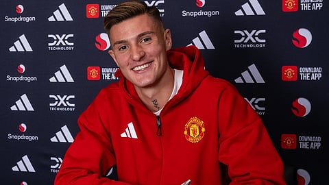 Benjamin Sesko é reforço para Ruben Amorim. Manchester United paga 85 milhões de euros