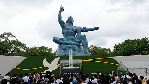 Sino toca pela paz 80 anos depois da bomba atómica sobre Nagasaki