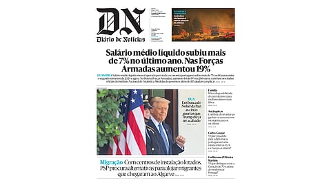 Leia aqui o DN desta segunda-feira, 11 de agosto 