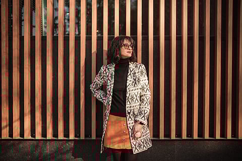 A corretora imobiliária Flávia Motta, 