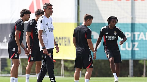 Bruno Lage, treinador do Benfica.